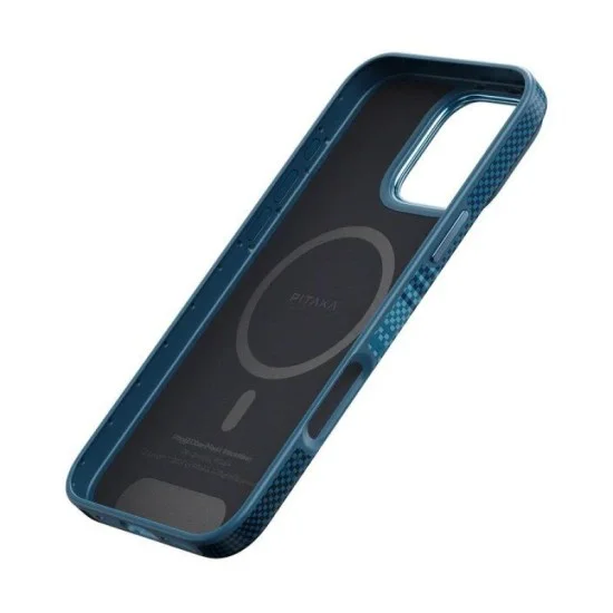 Cover Iphone 16 Pro Military-Grade Pitaka - Blue